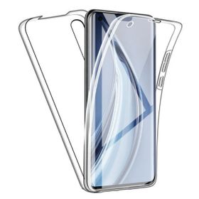 Ceponya Xiaomi Mi 10 Kılıf 360 Tam Koruma Şeffaf Silikon