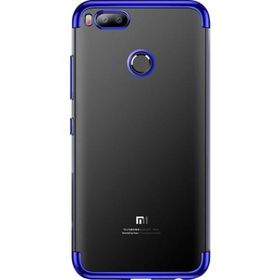 Ceponya Xiaomi Mi 5x / A1 Köşeleri Renkli İnce Şeffaf Kılıf