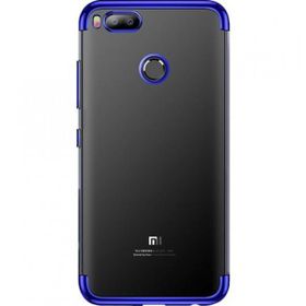 Ceponya Xiaomi Mi 5x / A1 Köşeleri Renkli İnce Şeffaf Kılıf