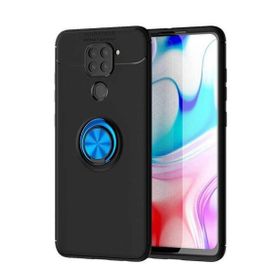 Ceponya Xiaomi Redmi Note 9 Yüzüklü Standlı Manyetikli Silikon Kılıf