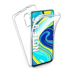 Ceponya Xiaomi Redmi Note 9S 360 Tam Koruma Şeffaf Silikon Kılıf