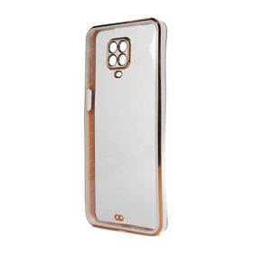 Ceponya Xiaomi Redmi Note 9s Kamera Korumalı Kenarları Renkli Şeffaf Voit Silikon Kılıf