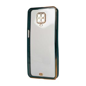 Ceponya Xiaomi Redmi Note 9s Kamera Korumalı Kenarları Renkli Şeffaf Voit Silikon Kılıf