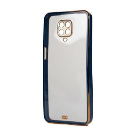 Ceponya Xiaomi Redmi Note 9s Kamera Korumalı Kenarları Renkli Şeffaf Voit Silikon Kılıf