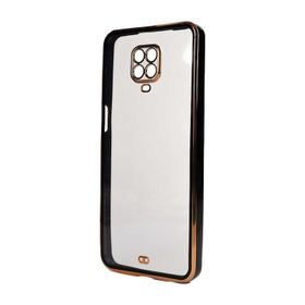 Ceponya Xiaomi Redmi Note 9s Kamera Korumalı Kenarları Renkli Şeffaf Voit Silikon Kılıf