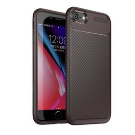 Cepsesuar 31718 Apple İphone 7 Carbon Fit Lacivert Silikon Kılıf