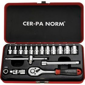 CER-PA NORM 4000 30 1417 1/4 inç 17 Parça Lokma Anahtar Takımı