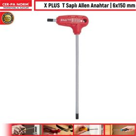 Cer-pa Norm 6x150 mm X-Plus T Saplı Allen Anahtar