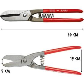 Cer-Pa Norm Kırmızı Gri 300 mm Çelik Tenekeci Sac Makası