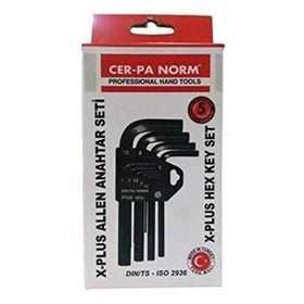 CER-PA Norm X Plus Kısa 8 PSC Allen Anahtar Seti