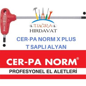 CER-PA NORM X-Plus T 2.5x90 mm Saplı Allen Anahtar