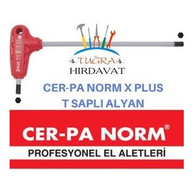 CER-PA NORM X-Plus T 2.5x90 mm Saplı Allen Anahtar