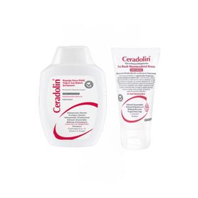 Ceradolin Kepek Karşıtı 300 ml Şampuan + Su Bazlı 50 ml Nemlendirci Krem