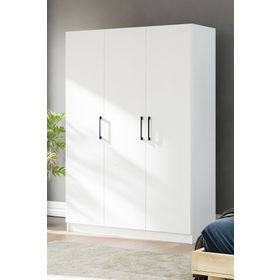 Ceramical GRE3 3 Kapaklı Beyaz Gardrop