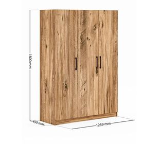 Ceramical GRE3 3 Kapaklı Çam Gardrop