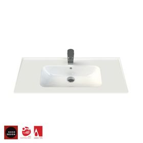 Cerastyle 100 cm Blue Etajerli Lavabo