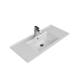 Cerastyle 100x45 cm Turkuaz Arte Etajerli Lavabo