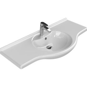 Cerastyle 105 cm Turkuaz Nil Etajerli Lavabo