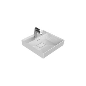Cerastyle 48x48 cm Turkuaz Sharp Etajerli Lavabo