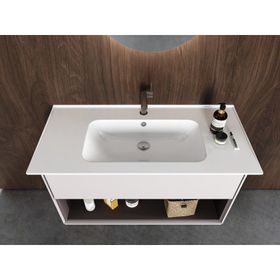 Cerastyle 50 cm Blue Etajerli Lavabo