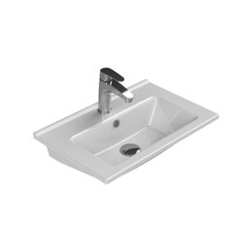 Cerastyle 55x36,5 cm Turkuaz Arte Etajerli Lavabo