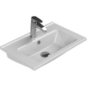Cerastyle 55x36,5 cm Turkuaz Arte Etajerli Lavabo