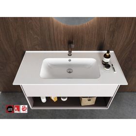 Cerastyle 60 cm Blue Etajerli Lavabo