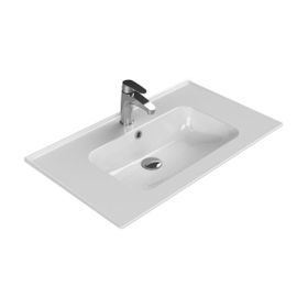 Cerastyle 80 cm Blue Etajerli Lavabo