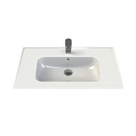 Cerastyle 80 cm Blue Etajerli Lavabo