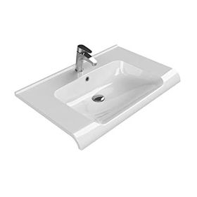 Cerastyle 80x50 cm Turkuaz Anova Etajerli Lavabo