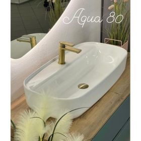 Cerastyle Aqua 80x40 cm Aqua Lavabo