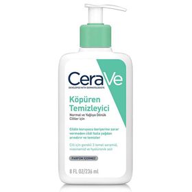 CeraVe 236 ml Foaming Cleanser Normal & Yağlıya Dönük Ciltler İçin