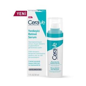 CeraVe 30 ml Yenileyici Yağlı ve Düzensiz Ciltler İçin Retinol Gözenek Serumu