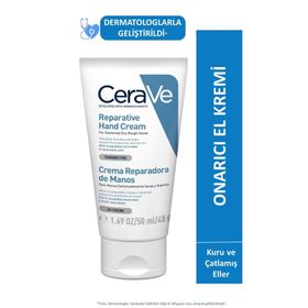 Cerave 50 ml Kuru ve Çatlamış Eller Hyalüronik Asit İçerikli Onarıcı El Kremi