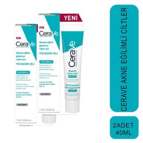 CeraVe Akneye Eğilimli Ciltler İçin 2x40 ml Yüz Bakım Jeli
