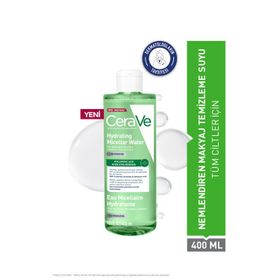 CeraVe Hyalüronik Asit İçerikli 400 ml Nemlendiren Micellar Makyaj Temizleme Suyu