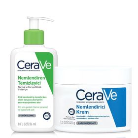 CeraVe Kuru ve Çok Kuru Ciltler İçin Bakım Seti