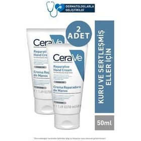 CeraVe Kuru ve Sertleşmiş Eller 2x50 ml Onarıcı El Kremi