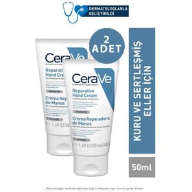CeraVe Kuru ve Sertleşmiş Eller 2x50 ml Onarıcı El Kremi