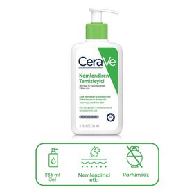 CeraVe Normal ve Yağlı Ciltler İçin 236 ml Nemlendiren Temizleyici