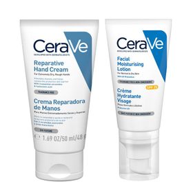 CeraVe Onarıcı ve Nemlendirici El Yüz Bakım Seti