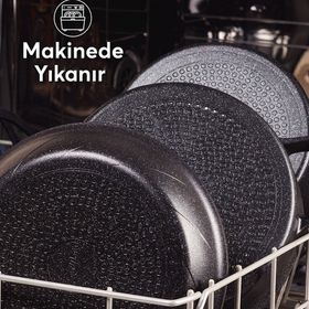 Ceraware Vetta 10 Parça Megastone Kaplama Yapışmaz Tencere Tava Seti