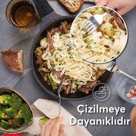 Ceraware Vetta 10 Parça Megastone Kaplama Yapışmaz Tencere Tava Seti