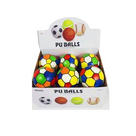 Ceren D-54 Stres Topu Renkli Tekli Top