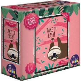 Ceren Lilart 96 Parça Little Animal Tembel Hayvan Serisi Puzzle