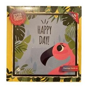 Ceren Lilart 96 Parça Puzzle Little Animal Flamingo Serisi