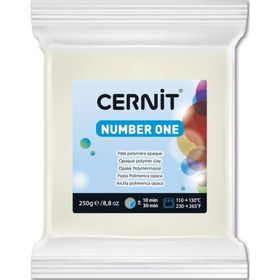 Cernit 027 Number One Polimer White Opaque 250 gr Kil