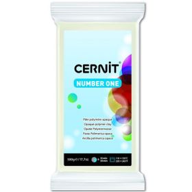 Cernit 027 Number One Polimer White Opaque 500 gr Kil