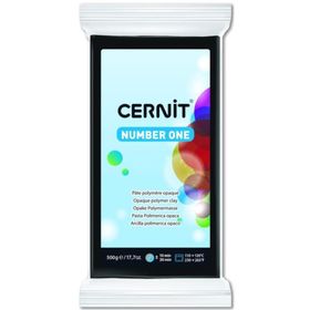 Cernit 100 Number One Black 500 gr Polimer Kil