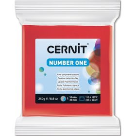 Cernit 400 Number One Red 250 gr Polimer Kil